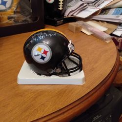 Steelers Autograph Mini Helmet 