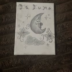 La Luna S Canvass Drawing (Self Made)