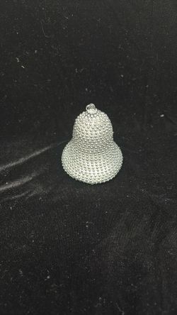Silver Bell Shaped Ornament 