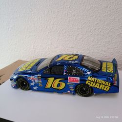 2006 Greg Biffle #16 National Guard Blue Chrome 1:24 Diecast - Signed In Person