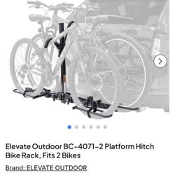 Elevate 2 Bike Platform Rack- Unopened In Box