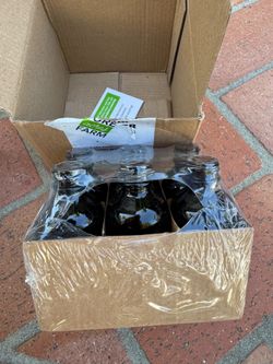 Amber dropper bottles