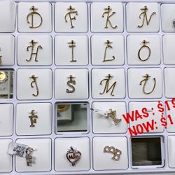 10K Gold + Diamond Pendants