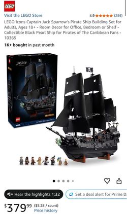 LEGO® Icons Captain Jack Sparrow’s Pirate Ship – 10365 NIB
