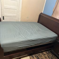 Queen Sled Bed Frame Only 