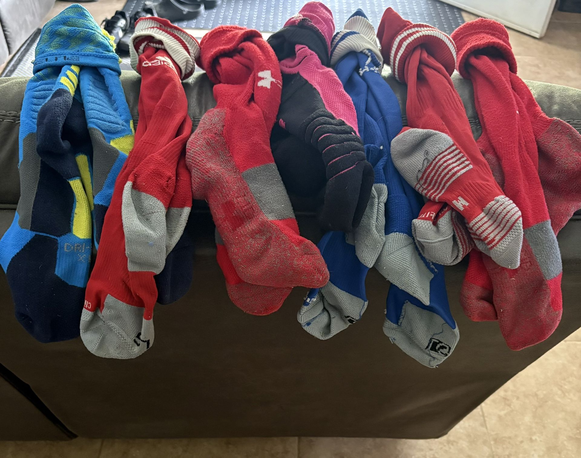 7- Pair Sport Socks All For $20