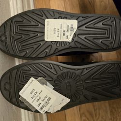 Brand New Black Uggs With Gold Functional Zipper