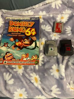 Donkey Kong 64 Strategy Guide with N64 Accessories