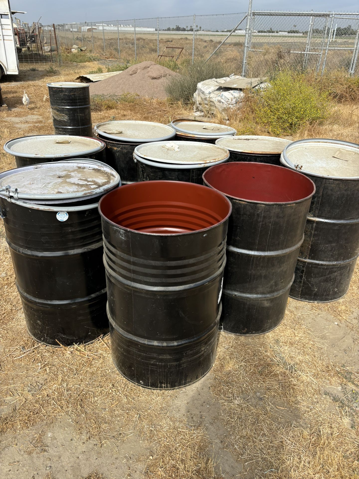 Clean Metal Barrels 55gal