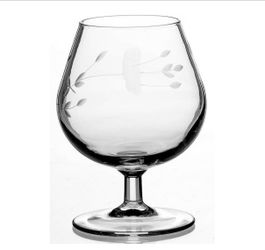 Vintage Heritage Princess House Brandy snifters. Etched. 4.25