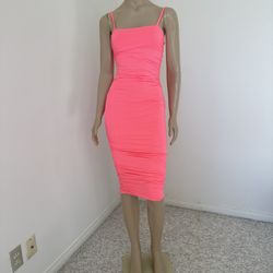 Pink Stretch Dress Size S