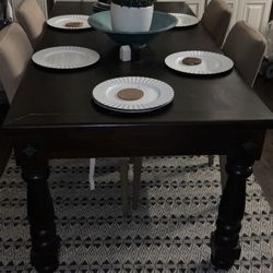 Solid Real Wood Table  - No Chairs 