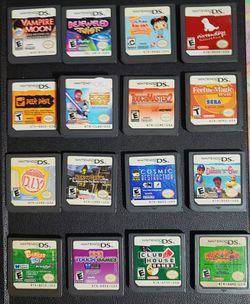 DS Games $5.50 a piece or all for 80$
