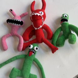 Rainbow Friends Plush Toys from Roblox (set)
