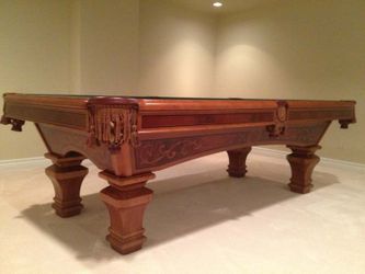 Gorgeous 4x8 Brunswick Ashbee model pool table