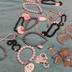 Bundle Of New Collars And Hair Accessories By Fancy Furs And Chic Doggy