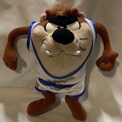Vintage Tasmanian Devil Taz 1996 McDonalds Space Jam Warner Bros Plush Toy