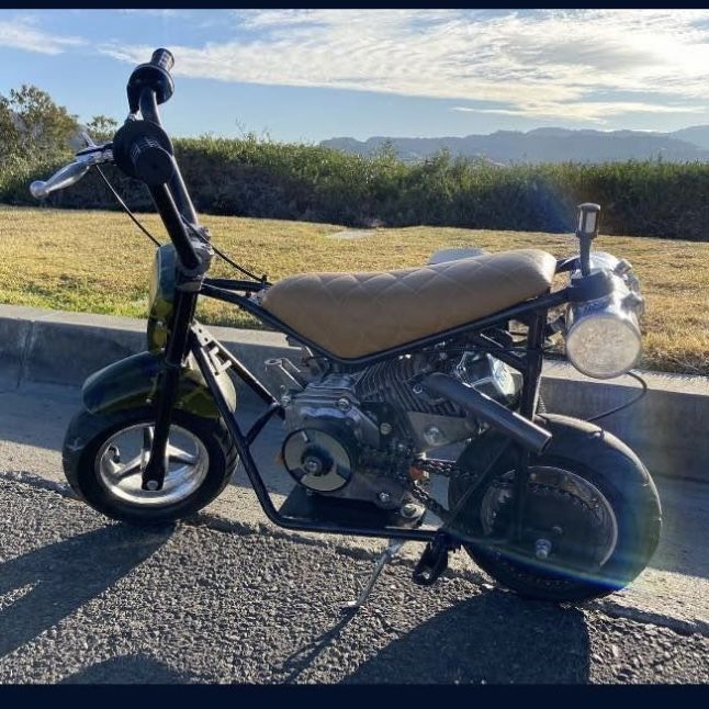 coleman mini bike ct200u custom JMCHstore Backrest Cargo Rack for CT200UEX 196cc, Adjustable Sissy Bar for Axis M200 Viper Hisun 200-3 200cc Trail bike Cushion Luggage parts : Automotive no cutting or splicing necessary Coleman Bt200x Mini Bike With