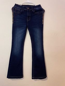 Flare Jeans with embroidery back pockets Size 3 Like New