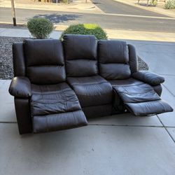 Leather Couch 