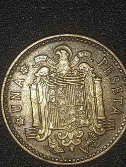 1953 una peseta coin españa