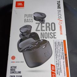 JBL TUNE BUDS - ANC - PURE BASS - ZERO NOISE*