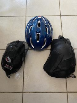 Kids Helmet, Knee And Elbow Pads
