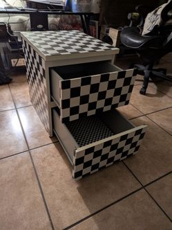 Two drawer nightstand