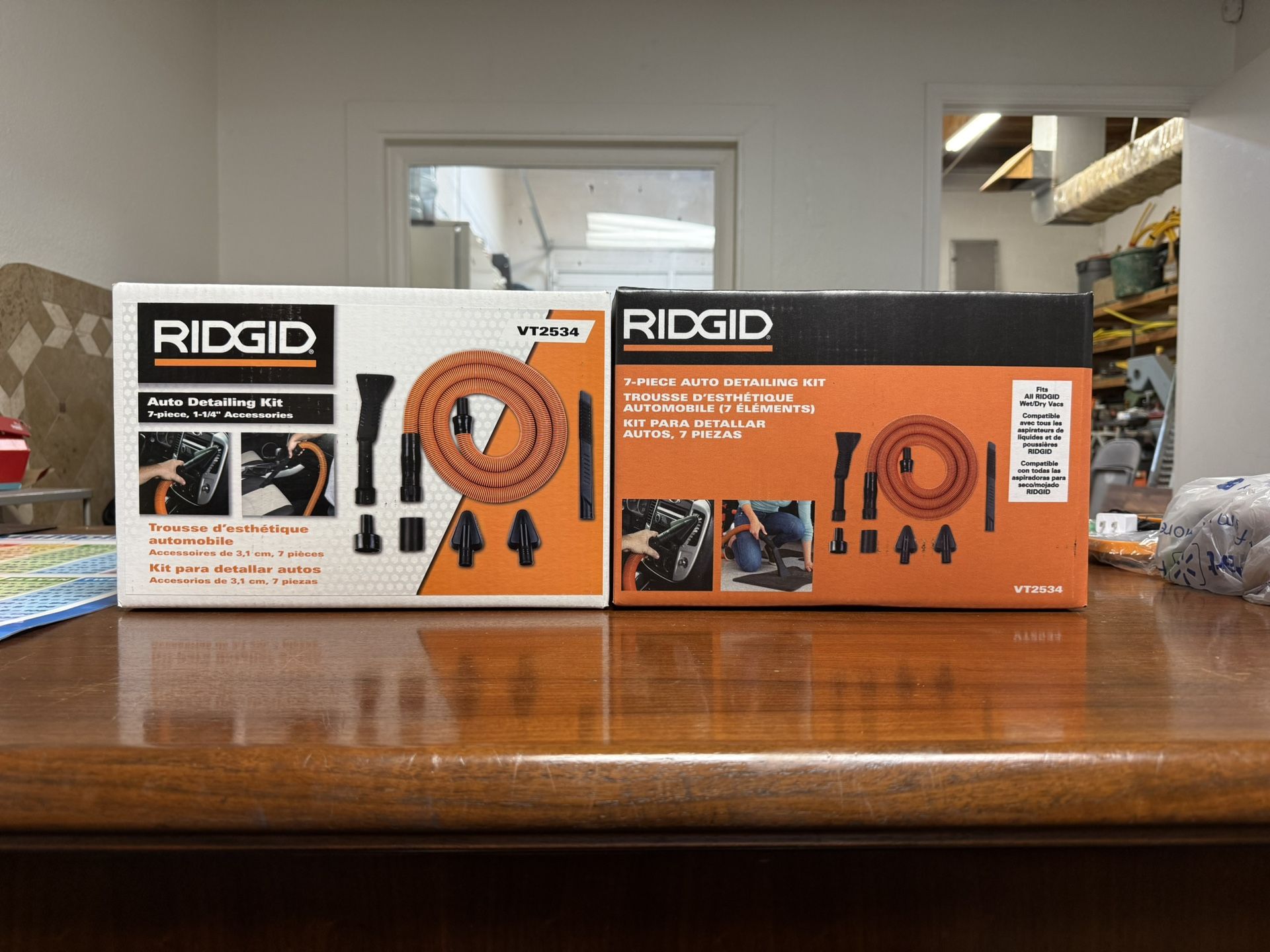 Ridgid Auto Detailing Kit 7 piece, 1-1/4” accessories