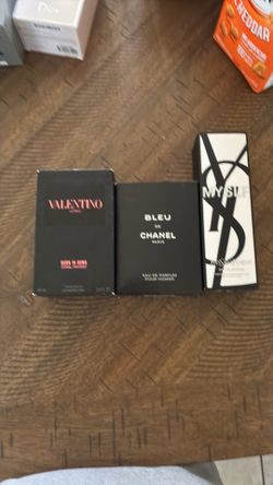 Colognes - Bleu de Chanel, Valentino Uomo & YSL MYSLF
