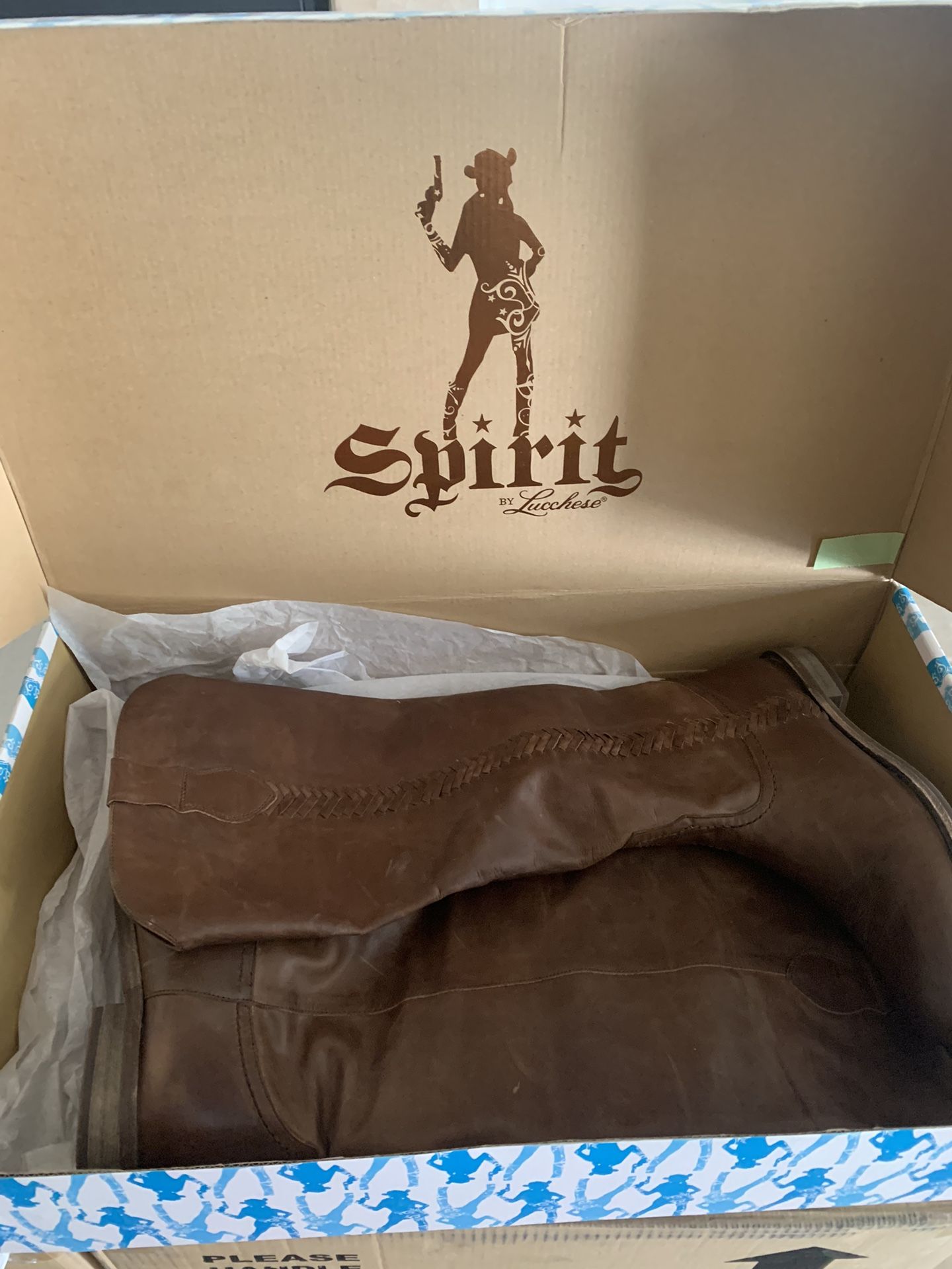 Spirit by Lucchese Chelsea Tall Riding Boots Woman’s size 8