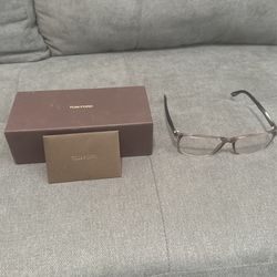 Authentic TOM FORD Rx Eyeglasses FT5408-020 Transparent Gray 56mm