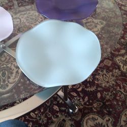 VINTAGE RIVERSIDE SEA GLASS PLATES
