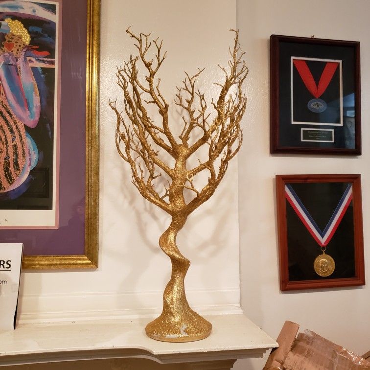 Gold Tree Centerpiece 