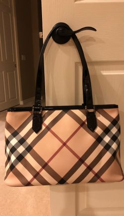 Authentic Burberry Nova Check Tote