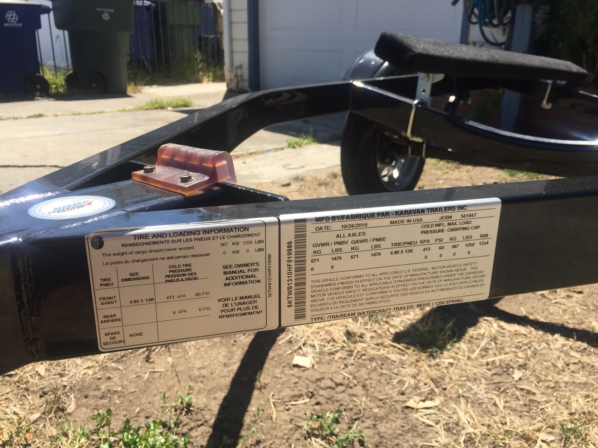 Sea Doo Move single jet ski trailer for Sale in San Leandro, CA OfferUp