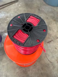 500 ft 10 AWG Red THHN copper wire stranded