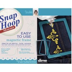 Snap Hoop Monster for Bernina (210 x 400mm) Magnetic Embroidery Hoop for Machine Embroidery