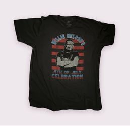 Willie Nelson 4th of July Celebration Black Vintage Graphic T-Shirt XL