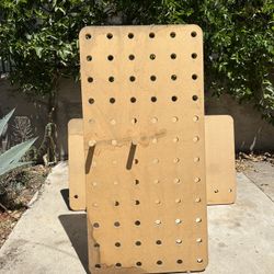 Custom Display Peg Board Stand  (art stands)