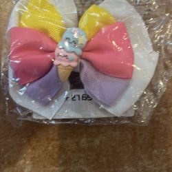 Colorful Ice Cream Bow
