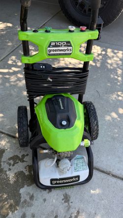 Greenworks GPW2100, 2100 PSI / 1.2 GPM.