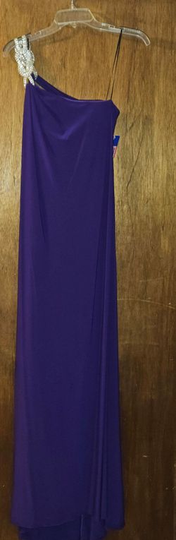Dark Purple Evening Gown