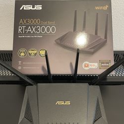 ASUS RT-AX3000 Ultra-Fast Dual Band Gigabit Wireless Router