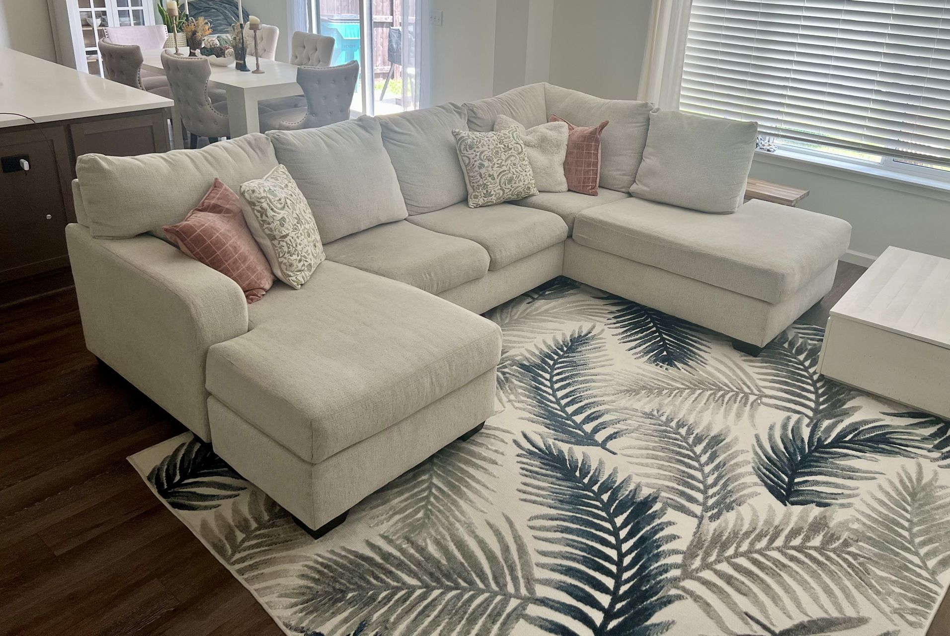 White Sectional Couch
