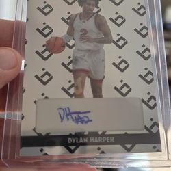 Dylan Harper Autograph, 2025 Leaf Ball Is Life 315/597
