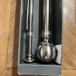 Threshold Double Curtain Rod 66–120” – Brushed Nickel (Target)