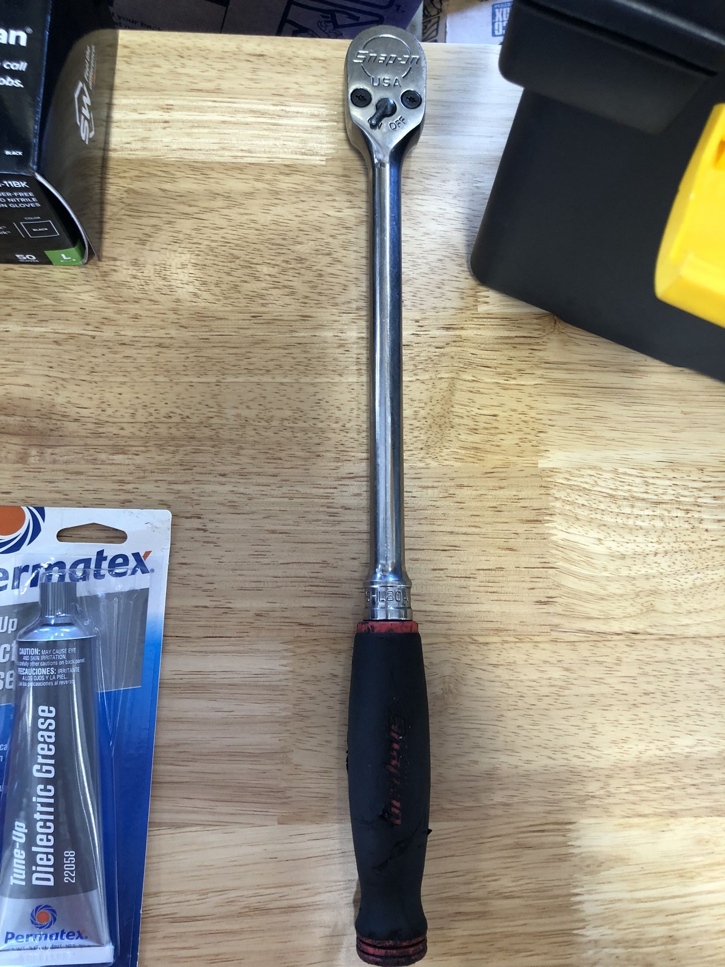 Snap On 1/2 Drive Long Handle Ratchet