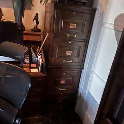 Two Antique File Cabinets  $50 Each Obo