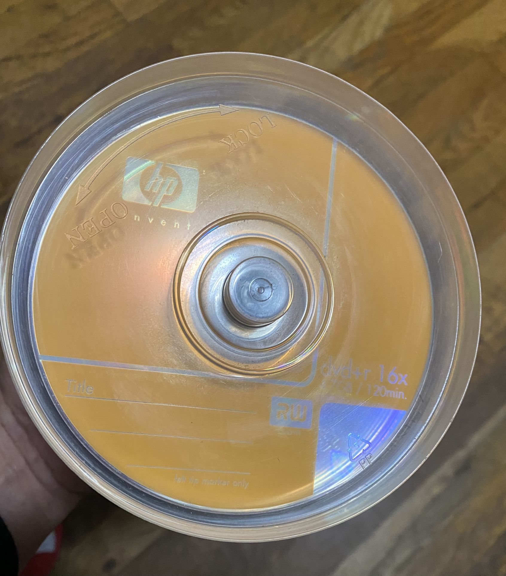 HP DVD+R 4.7GB Blank Discs (Spindle pack of 50) 120 mins.